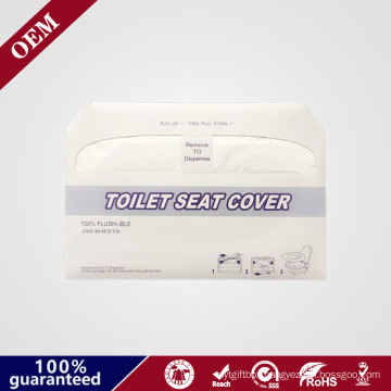 Eco-Friendly 1/2 Fold Disposable Tissue Paper Toilet Seat Covers